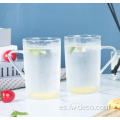 450 ml de jugo transparente de vaso de taza de beber con mango